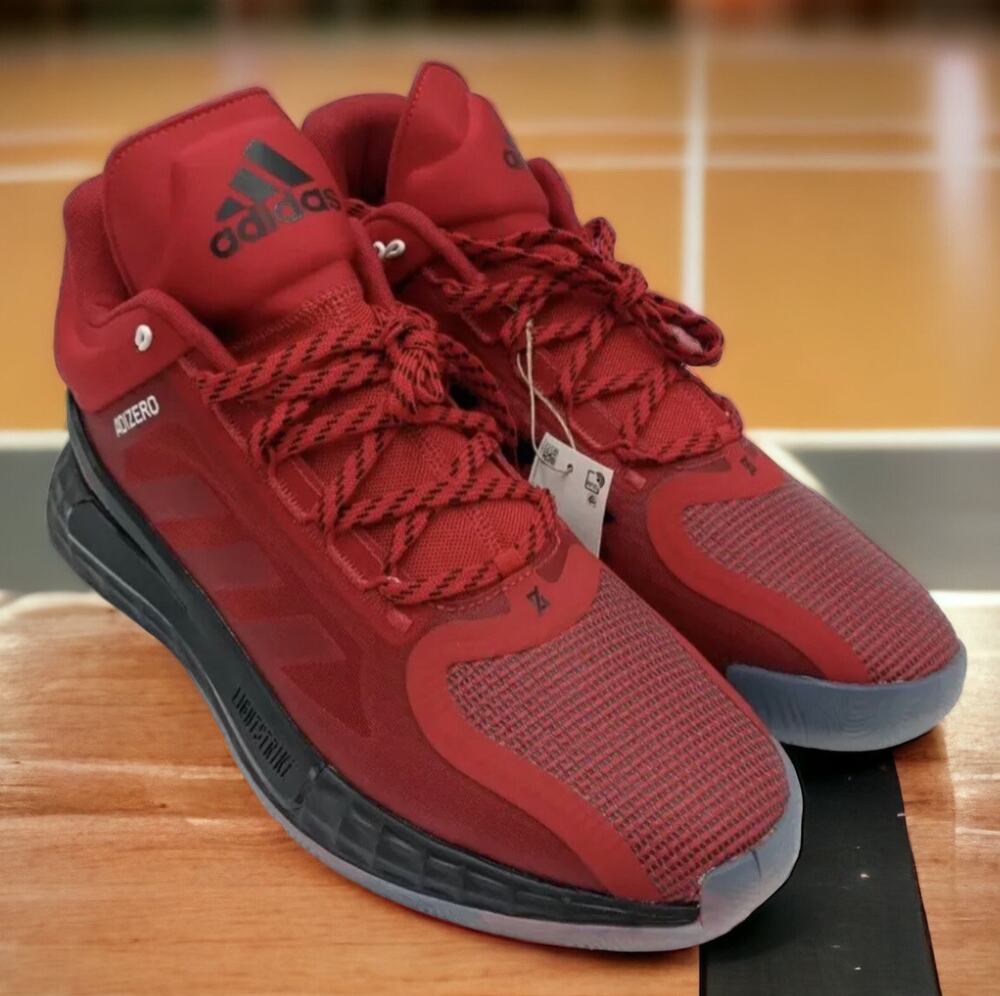 Adidas D Rose NBA Brenda Basketball Shoes Scarlet Core Red Black Mens 8 NEW